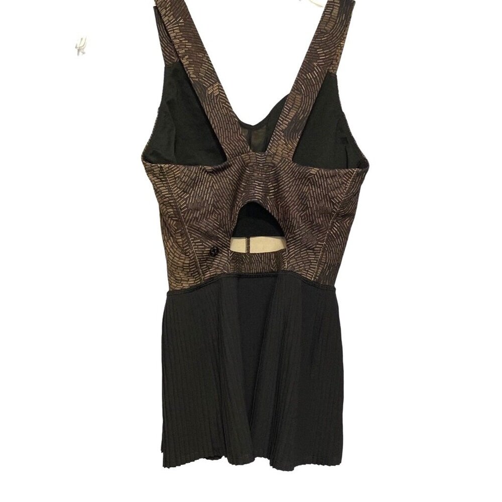 Lululemon City Tank Peplum Golden Goddess Cashew‎ Size 4 - Picture 2 of 11